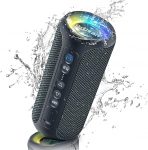 Ortizan 40W Bluetooth-k&otilde;lar koos h&auml;&auml;lassistendiga, 30 tundi m&auml;nguaega X8Pro Music Box Bluetooth, kaasaskantav BT 5.3 muusikak&otilde;lar, RGB LED, IPX7 veekindel, k&auml;ed-vabaduse komplekt