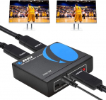OREI 4K 1 in 2 Out HDMI Splitter Ultra HD 4K @ 30Hz 1x2V 1.4 HDCP, Power HDMI toetab 3D Full HD 1080P Xbox, PS4 PS3 Fire Stick Blu Ray Apple TV HDTV - Adapter kaasas