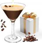 L&otilde;hnak&uuml;&uuml;nlad koju, Espresso Martini k&uuml;&uuml;nal, kohvi k&uuml;&uuml;nla ornament, k&uuml;&uuml;nlad naistele meestele espresso armastajatele, kohvibaarideekoratsioon, sojavahak&uuml;&uuml;nlad, kingitused s&uuml;nnip&auml;evaks, j&otilde;uludeks