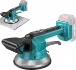 Tile vibrator compatible with Makita 18 V, tile vibration device, tile vibrator with 10 speed settings, 14.5 cm suction cup, 50 kg adsorption for 120 x 120 cm tiles (without battery and charger)