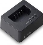 Panasonic Lumix DMW-BTCD15E akulaadimisjaam DMW-BLF19 & BLK22 akudele, ainult jaam, USB-PD, &uuml;hildub suure mahutavusega liitium-ioon akudega, must