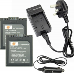 DSTE S002E laetav Li-ion aku + laadija DC62U Panasonic CGA-S002, CGA-S002A, CGA-S002E, DMW-BM7 ja Lumix DMC-FZ1, DMC-FZ2, DMC-FZ3, DMC-FZ4, DMC-FZ5, DMC-FZ1 0, DMC-FZ. 15 DMC-FZ20 digikaamerad, 2 tk.