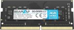 BRAINZAP 4GB DDR4 RAM SO-DIMM PC4-2400T 1Rx8 2400 MHz 1.2V CL17 s&uuml;learvuti m&auml;lumoodul