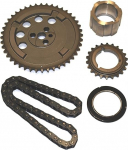 Cloyes 9-3672TX3 Race Billet True Roller Timing Kit Including Billet Steel Cam Sprocket / 3 Keys Billet Steel Crank / 0.5" True Roller Chain / Thrust Needle Bearing Race Billet True Roller Timing Kit