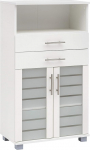 Schildmeyer Niko 105652 Midi Cupboard, White, 59.8/32.6/110.5 cm