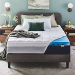 Sleep Innovations Memory Foam Double Layer 4" madratsi pealmine geel pluusne tugi Full