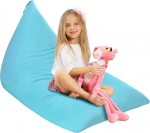 D. Aubliss Velvet Bean Bag Cover Toy Only, Lounge Chair 23" YKK t&otilde;mblukuga, sobib t&uuml;drukutele, v&auml;ikelastele, lastele, Velvet Blue