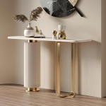 Generisch Konsolentisch f&uuml;r den Eingangsbereich mit Stauraum - Stilvoller Flur- und Sofatisch f&uuml;r Wohnzimmer, Foyer, Akzentm&ouml;bel (39,4 Zoll) - Perfekt f&uuml;r Organisation und Dekoration