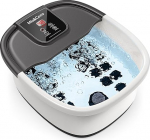 Foot Bath Foot Bath, Foot Bath Massager Water Electric with Massage, Foot Massager Foot Bath, Relief with Heating Bubbles Vibration Temperature Control, Pedicure Pumice Stone, 22 Rolls, 264 Massage