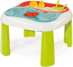 Smoby - Sand and water play table - with removable trays, including cover and lots of accessories, conversion to a play table possible, for children from 18 months
