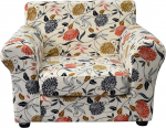 KRFOONN Pack of 2 Printed Chair Covers, Couch Covers, Washable Armchair, Sofa, Couch Protective Cover, Furniture Protector with Elastic Underside for Living Room (Armchair, 01)