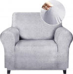 molasofa Einzel-Sofabezug f&uuml;r Heimdekoration, superweich, leder&auml;hnliches Spandex, Sesselschonbezug, waschbar, rutschfest, 1-teiliger Stuhlbezug (&uuml;bergro&szlig;er Stuhl, Marmorierung)