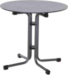 Siena Garden Sola kokkupandav laud l&auml;bim&otilde;&otilde;t 80 cm Antratsiit