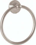 Hansgrohe 06095820 C Towel Ring, Brushed Nickel by Hansgrohe