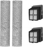 Proscenic m&auml;rg-kuiv tolmuimeja tarvikute komplekt varuosad F10 Pro/F10 Ultra jaoks, 2 harja ja 2 filtrit