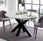 Big System s&ouml;&ouml;gilaud 110 x 78 cm &uuml;mmargune Star 110 must valge matt