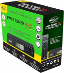 Digiquest Twin Tuner Rec Receiver DVB-T2 HEVC H.265 kiibistikuga, kaks maapealset tuunerit, Full HD FTA, USB, HDMI, SCART, Ethernet LAN RJ-45, programmeeritav kaugjuhtimispult, must, metall