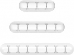 Jagowa 3 ST&Uuml;CKE Kabelhalter Clips Selbstklebend Kabel Management Cord Tidy Halter Schreibtisch Wei&szlig; Kabel Organizer F&uuml;r PC B&uuml;ro Zuhause