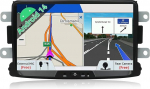 JOYX Android 14 Autoradio Passt f&uuml;r Renault Duster/Dacia Sandero/Lada Xray 2/Renault Captur/Logan 2 - GPS 2 Din 8"- Tagasis&otilde;idukamera Canbus KOSTENLOS - 2G+32G - Lenkradsteuerung 4G WiFi DAB Carplay