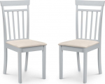 Julian Bowen Coast Dining Chairs Set of 2, Grey