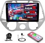[4G+128G] Inefala Android 15 Autoradio f&uuml;r Hyundai i20 2008-2012 mit Wireless Carplay Android, 9 Zoll Touchscreen Radio mit Navi GPS WiFi RDS/FM Bluetooth EQ SWC R&uuml;ckfahrkamera Mic