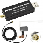 Hikity DAB+ Adapter Antenni tuuner autoraadio digitaalvastuv&otilde;tja jaoks V&auml;line DAB Box Adapter Tuuner &Uuml;hilduv heli&uuml;lekanne USB 2.0 Dongle Androidi autoraadio 1 DIN 2 DIN jaoks