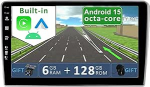 [6GB + 128GB] Android 14 autoraadio Toyota Avensis (2002-2008)-[Integreeritud CarPlay/Android Car/DSP/GPS]-9-tolline IPS 2.5D kaamera + MIC-DAB/peeglilink/Bluetooth 5.0/360 kaamera/rooliratas