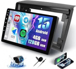 SIXWIN 4+128G Android 15 autoraadio koos CarPlay/Android Car/MirrorLinkiga Fiat Ducato 2010/Citroen Jumper/Peugeot Boxer jaoks, 9-tolline HD puuteekraan toetab WiFi GPS Bluetooth FM/RDS + tagurduskaamera