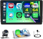 9-tolline [Incell puuteekraan] Android 15 autoraadio Toyota Auris 2013-2015 juhtmevaba Carplay Android autole, 4+64G raadio Bluetooth/GPS/tagasi vaatekaamera/FM/RDS/EQ/WiFi/SWC/UIga
