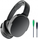 Skullcandy Hesh Evo Over-Ear juhtmevabad k&otilde;rvaklapid, 36 tundi aku kestvust, mikro, &uuml;hildub iPhone'i, Androidi ja Bluetooth seadmetega - must