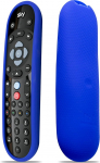 Inbrackets Sky-Q Kaugjuhtimispuldi kaitsekate L&ouml;&ouml;gikindel mittelibisev silikoonist k&auml;rg sinine