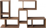 Rebecca Mobili Modern Wooden Shelving Unit for Living Room, Bedroom, Office (Code RE4587)