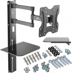 'Maclean MC 771 seinakinnitus koos riiuliga 23 " - 42 200 x 200 VESA LCD LED Plasma TV klamber 23 " - 42 200 x 200 VESA LCD LED Plasma TV klamber