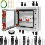 &Uuml;lelaine kaitse PV, DC Isolator l&uuml;liti v&auml;lkkaitse kaitsel&uuml;liti 1000VDC 2-pin 40A 20-40KA generaatori &uuml;henduskarp fotogalvaanika IP65 veekindel