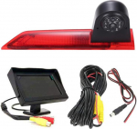 Piduritulede tagurduskaamera + 4,3-tolline TFT LCD-v&auml;rvin&auml;idikuga automonitor IR &ouml;ise n&auml;gemise auto tagurduskaamera komplekt veekindel Transit Custom 2012-2016 Van'ile
