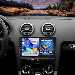 9-tolline autoraadio sisseehitatud Apple Carplay/GPS/Android 13/4+64G/Bluetooth/WiFi/Rearview Camera, &uuml;hildub Audi A3 S3 RS3 2003-2012 Android 13ga