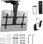 Maclean MC-110 T elektriline teleri laekaplaat, motoriseeritud kallutusreguleerimine kuni -80&deg;, &uuml;hildub 43-86-tollise teleriga, mis kaalub kuni 45 kg, Tuya Smart Home Control