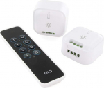 DiO Connected home 2-st sisse-v&auml;lja l&uuml;litatud valgustusmoodulist koos kaugjuhtimispuldiga