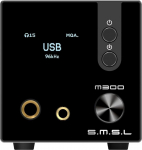 S.M.S.L M300SE HiFi k&otilde;rvaklappide v&otilde;imendi, 2 tk CS43131 MQA Audio DAC, USB/Optiline/Koaksiaalne/Bluetooth sisend DSD MQA XMOS tasakaalustatud XLR v&auml;ljund THD+N 0.00013% koos kaugjuhtimispuldiga