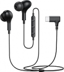 USB C k&otilde;rvaklapid koos kaabliga Samsung Galaxy S25 S24 S23 Ultra A55 A54 A17 A56 A36 A26 5G, 90&deg; t&auml;isnurksed k&otilde;rvaklapid mikrofoniga k&otilde;rvaklapid USB t&uuml;&uuml;p C iPhone air 16e 15plus 17 jaoks