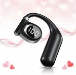 K1 avatud k&otilde;rvaga Bluetooth 5.3 k&otilde;rvaklapid, 14-tunnine taasesitus, 13 mm juht, LED-ekraan, muusika- ja m&auml;ngurežiim, madal viivitus, ergonoomiline disain ohutuse ja mugavuse tagamiseks (&uuml;ks vasaku k&otilde;rva jaoks)