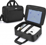 CURMIO projektorkott projektorile, reisikott eraldi s&uuml;learvuti jaoks, projektorkott enamikule projektoritele ja tarvikutele, 40 x 30 x 13 cm, must