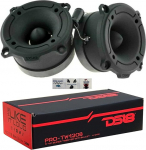 DS18 2 PRO-TW120B Super Aluminium Tweeter Black 120 Watt RMS ja 240 Watt Max 7,90 cm l&auml;bim&otilde;&otilde;duga ja &uuml;ks 4 Ohm 103 dB paari kohta + 2 kondensaatorit ja 3 tasuta kleebist.