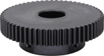 Motor Pinion, Gear, Modular Pinion, 1M 60T Spur Gear 6 mm 10 mm 15 mm 20 mm Bore 45 Carbon Steel Quenching Teeth Gear 1 Module 60 Teeth Step Spur Pinion Spur Cone (1M60T Bore 6 mm)