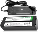 OHZHAO 2500 mAh NB-CP2L Battery + Charger Adapter for Canon NB-CP1L CP2L Canon Photo Printer SELPHY CP800, CP900, CP910, CP1200, CP100, CP1300, 2025 Upgraded High Capacity Photo Printer Battery