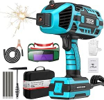 Seesii k&auml;si keevitusmasin 220 V, IGBT Inverter ARC Portable Welding Machine - 6 voolu reguleerimine, 2,5-3,2 mm elektroodide jaoks, remondiks, professionaalsete keevitusprojektide jaoks (koos kaitseprillidega)