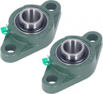 Tissting &auml;&auml;riku laagrid 25 mm ID korpuslaagri Pillow Block Rhombic UCFL205 16 isekohanduv horisontaalne malmist kuullaagri plokk 3D-printeri jaoks Pack of 2