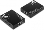 AV Access USB HDMI KVM Extender, 1080P@60Hz to 80m/260ft over Cat5e/6, 2 USB 2.0 Ports for Computer, No Signal Loss or Latency, Plug & Play, with PoE and Adaptive EQ