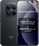 XIAOMI Redmi Note 15 Pro+ 5G nutitelefon (8 + 256 GB) - 6500 mAh aku, IP66/IP68 tolmu- ja veekaitse, 200 MP kaamera, 6,83-tolline AMOLED-ekraan, must