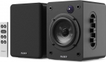 MAJORITY D50X aktiivne k&otilde;lar | 60W 2.0 k&otilde;lar PC Boxes | HiFi k&otilde;lar HDMI ARC, AUX | Riiuli k&otilde;lar Bluetooth 5.3 Boxes | Studio Monitor s&uuml;sinikkiust k&otilde;larite korpusega (must)
